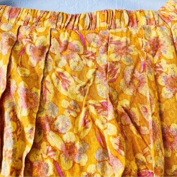 Free People Yellow Floral Dress XS - Picture 10 of 10